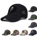 Custom Cotton Outdoor Camping Tactical Baseball Cap Camouflaged Sporty Style with Breathable Mesh Base for Training