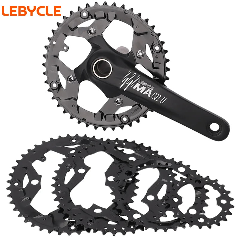 LEBYCLE MTB Bike Chainring Chain Wheel BCD64 BCD110 22/32/42/44T Mountain Bicycle Crankset Chainring Patch Plate