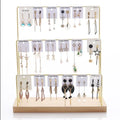Beech Copper Rod Earring Shelf Household Earring Storage Net Red Live to See Goods Earring Rack Card Jewelry Display Rack