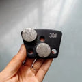 Efficient CFS Manual Two Tooth Three Hole Sharp Alloy Blade Grinding Disc Diamond Pad Suitable for Concrete Floors