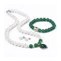 Certified Real Freshwater Natural Pearl Necklace Casual 8Mm New Pearl 925 Silver Color Necklace 18 Inches Cultured Pearl Choker