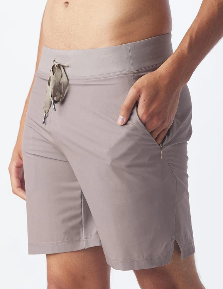 OEM Custom 100%polyester Lightweight Mesh Lining Sweat Training Cycling Woven Shorts for Men