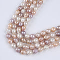 Edison Freshwater Pearl Strands 11-14mm Natural Multi-Color Loose Pearls for Jewelry & Making