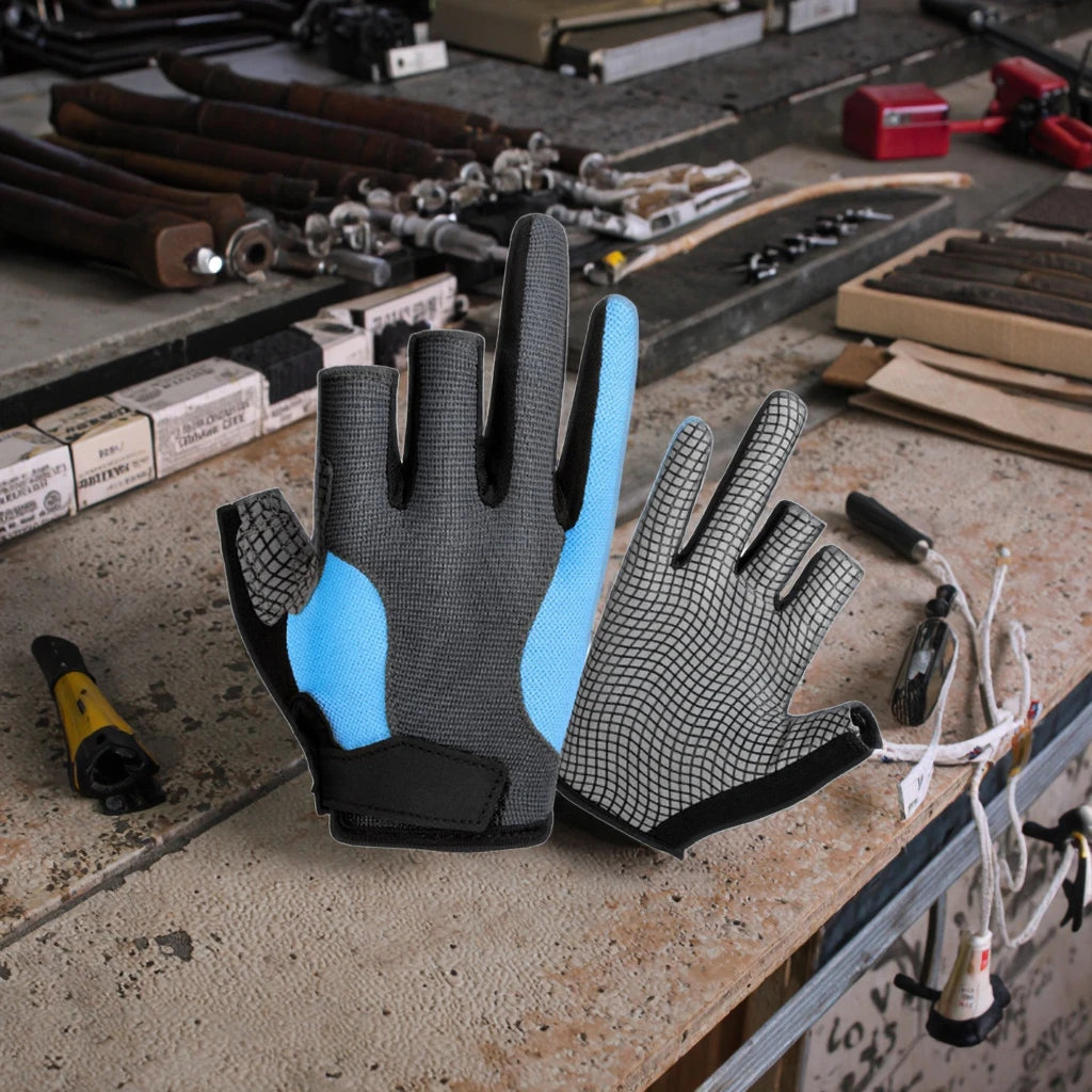 Ozero Adult Anti-Slip Garden Gloves with Anti-Impact & Touch Screen Features for General Trucker Use