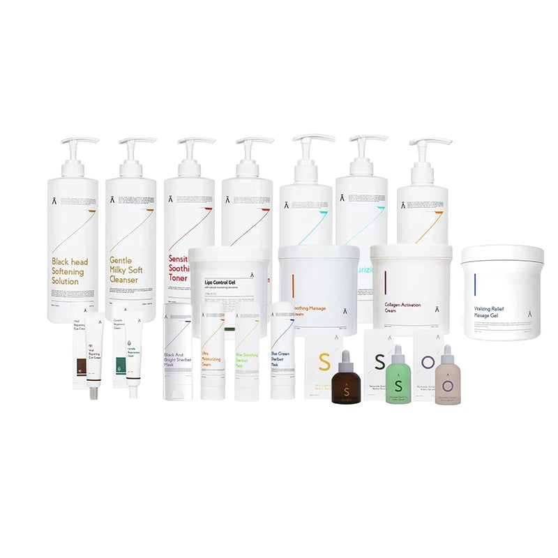 2025 Beauty Salon Skin Management Dermabell Series Products Mask Powder Lotion Face Cream Essence Facial Cleanser Hydra Serum