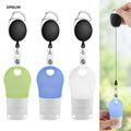 Nice new design heart style silicone sub-bottle travel set cosmetics sub bottle
