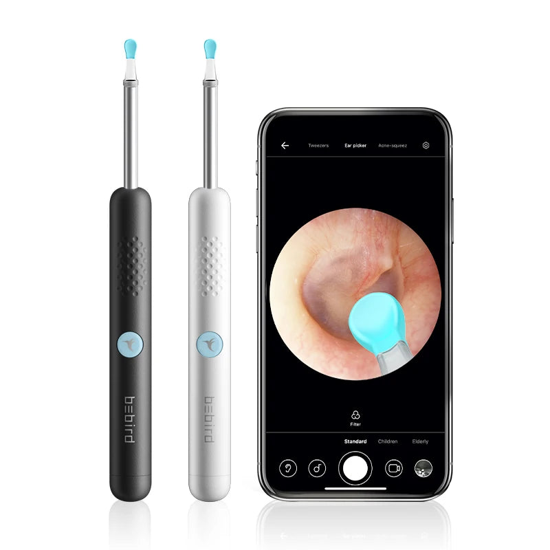 For Bebird Smart Visual Earpick Wireless Otoscope with LED Light Ear Wax Removal Tool