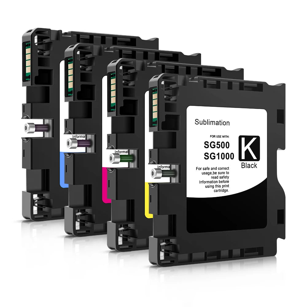 Ocbestjet Sublimation Ink Cartridges for Sawgrass SG500 SG1000 Printers