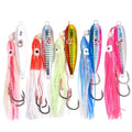 Guosong Squid Luminous Carbon Steel Bucktail Fishing Squid Skirt Madai JIg Lure Jigs