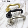 U-shaped Curved Pipe Safety Lever Door Handle Stainless Steel 304 Security Lock for Hospital Ward School Classroom Laboratory