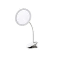 LED Makeup Mirror with Light Clip for Student Dormitories Charging Light Filling Magnifying Mirror Telescopic Desktop Office