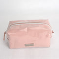 Alliance Custom Large Lady Waterproof PVC/Polyester Travel Cosmetic Makeup Organizer Bag with Zipper & Hasp & Soft Handle