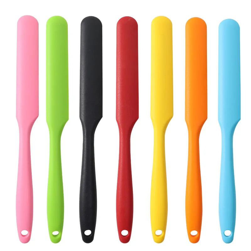 24cm Integrated Eco-Friendly Dishwasher Safe Silicone Jam Scraper Long Flour Butter Baking Cake Cutter