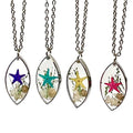 New Design Sea Animals Necklace Cute Resin Jewelry with Sea Starfish Jewelry Necklace Anniversary Gifts for Women Kids