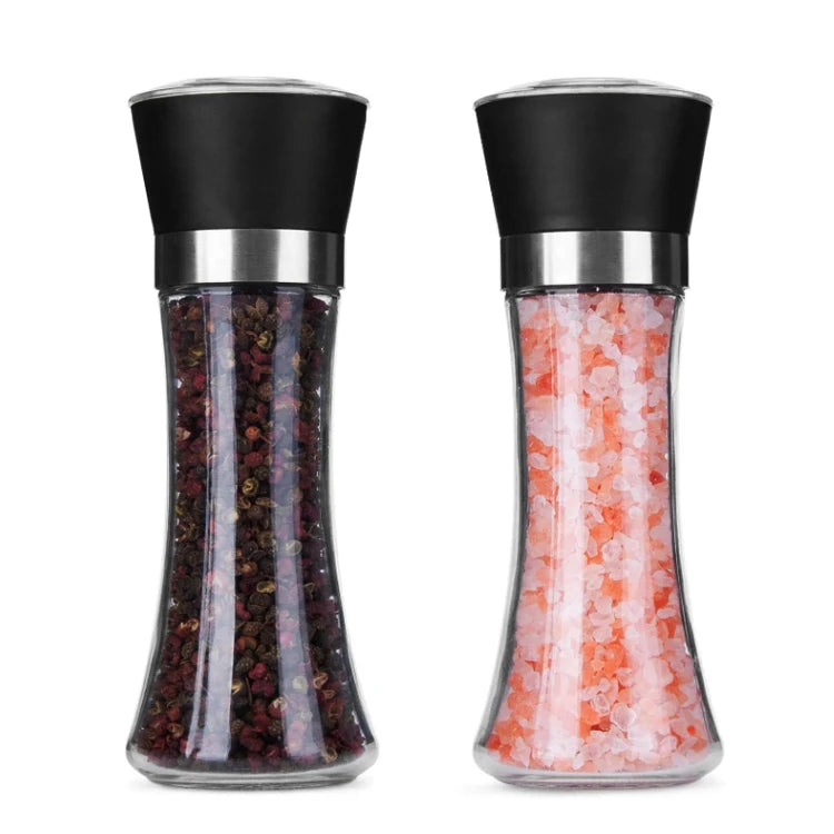 Wholesale Manual Adjustable Ceramic Glass Salt and Pepper Bottle