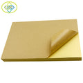 A4 Kraft Paper Stickers Sheet Laser Printer Inkjet Printer Self Adhesive Stickers Sheet