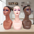 Professional Modern PP Material Female Mannequin Head Stand for Wig Display