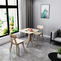 DIY No Screws Retro Simple Wooden Dining Chairs Classic Design Nordic Plywood Stool Room Furniture Home Decoration Wood Chair