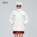 ZIAI New Fashion Clothes Women Wholesale Top Quality Long Sleeve Women Spring Coat With Belt