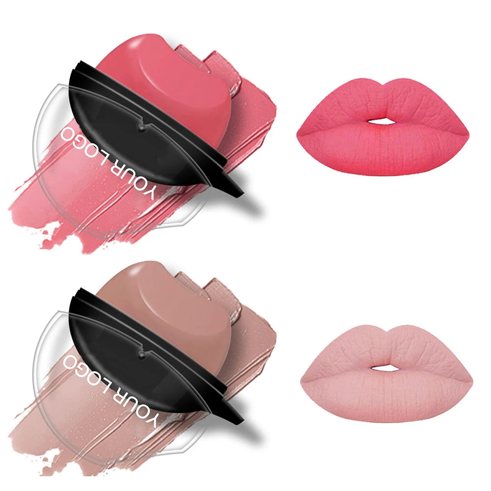 Vegan Lazy Lipstick Makeup Fashion Lazy Lipstick Changing Color Waterproof Long Lasting Matte Soft Lazy Lipstick