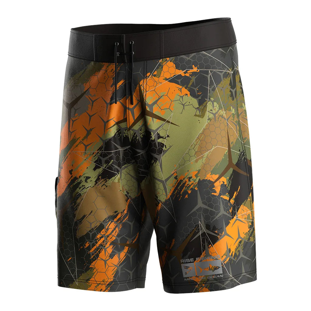 Pro Fishing Shorts Board Shorts Ultimate Durable 4-Way Stretch UPF 50+ Protection