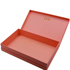 Pink Color Rigid Hard Paper Gift Box Luxury Printing Raphe Box
