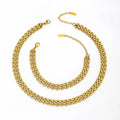 JOOLIM Ready to Ship High End Stainless Steel Mesh Band Link Chain Statement Necklace 18k Gold Plated Trendy Jewelry