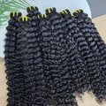 GDY Wholesale 100% Human Hair 1b Natural Black Color 10A Deep Curly Virgin Cuticle Aligned Hair Double Weft Bundles