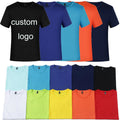2023 High Quality Short Sleeve Solid Color Round Neck 100% Polyester White Sublimation T Shirt for Men