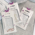 Misscheering New 100pcs Fashion Japanese Style Small White Flower 3D Mini Resin White Flower Nail Accessories