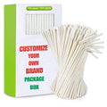 Wholesale Customized Bendy Eco Friendly Color Printed Disposable Compostable Biodegradable Bendable Paper Drinking Straw