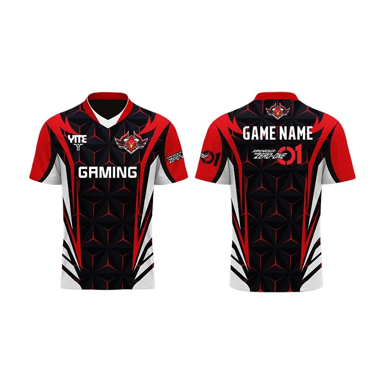 Hot Selling Customized T-shirts for Esports Team Men's  Gaming Jersey Quick Drying E-sports Clothing