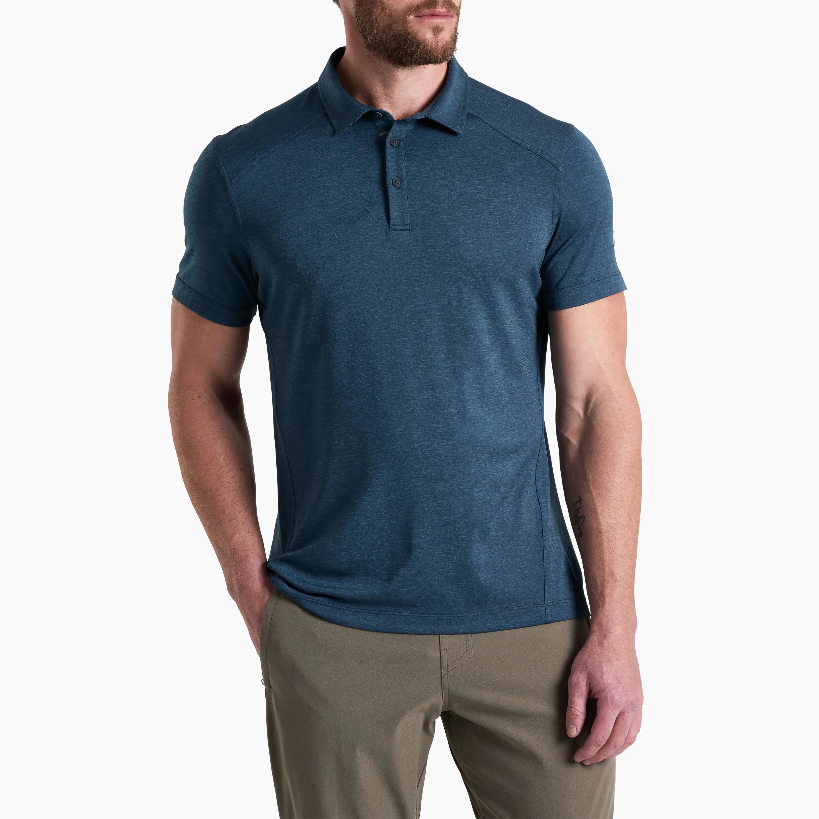OEM Custom Men's Sporty Blank Solid Soft Lightweight Heather Color for Shirts Short Sleeve Quick Drying