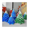 Christmas Tree Scented Candle Pine Shape Wax Candles for Housewarming Gift Party Decoration