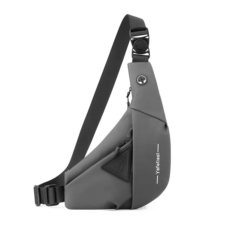 Nylon Men's Chest Bags Waterproof Single Shoulder Underarm Bags Casual Travel Sling Backpack with Phone Pocket Crossbody Bags