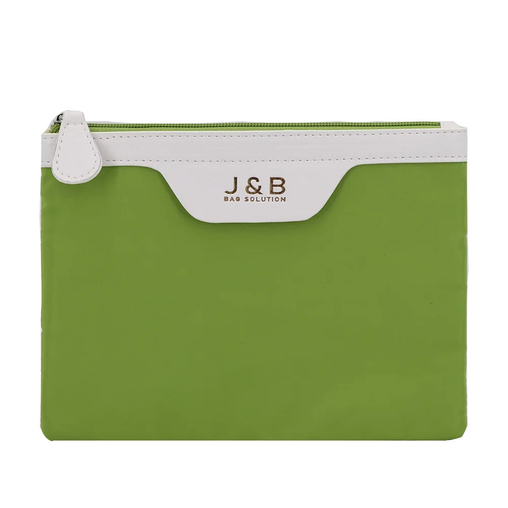 New Arrival Waterproof Recycle Nylon Beauty Bag Eco Makeup Cosmetic Zipper Bag with Custom Logo Printed
