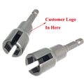 YUHANG 2pc Power Wing Nut Driver Set 1/4\" Hex Shank Drills Bits Slot Wing Nuts Drill Bit Socket Wrenches OEM Customizable CRV