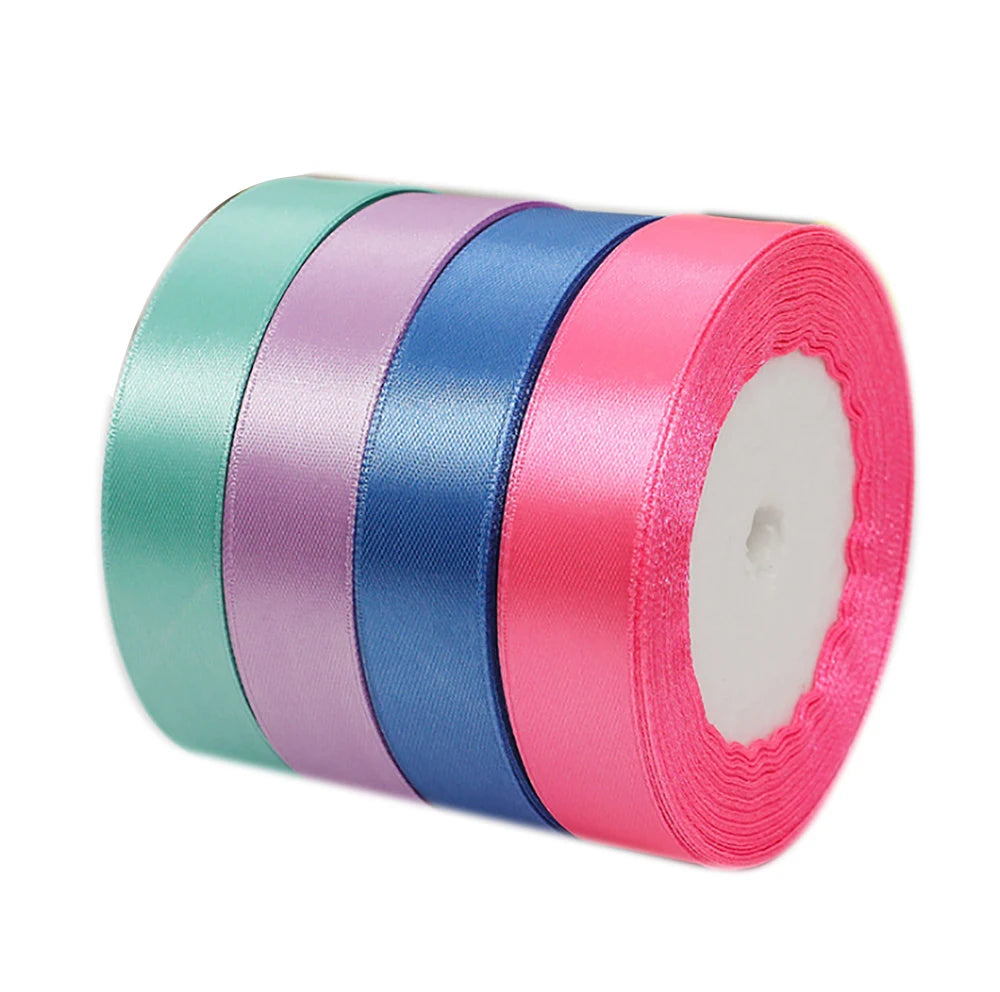 Roll Gifts Tapes and Webbing Wholesale Customer Satin Ribbons for Flowers With Sublimation Printed Brand Name Logo Customer