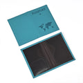 Wholesale Slim PU Leather Travel Wallet Anti-Theft Fashionable Passport Cover Case for Men and Women Documents Organizer