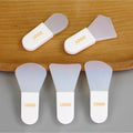 Beauty Silicone Makeup Brushes Flat Fan Smudge Portable Short Handle Facial Mask Mini Concealer Face Mud Film