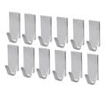 Hot Sale Stainless Steel Adhesive Towel Hooks for Kitchen Bathroom Living Room Wardrobe-Versatile Jewelry & Tool Hangers
