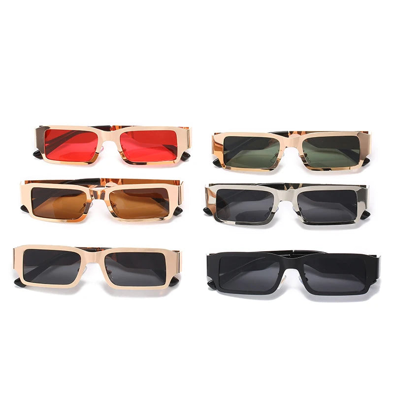 New Small Popular Brand Trendy Tiny Sun Glasses Modern Style Personality Sunglasses