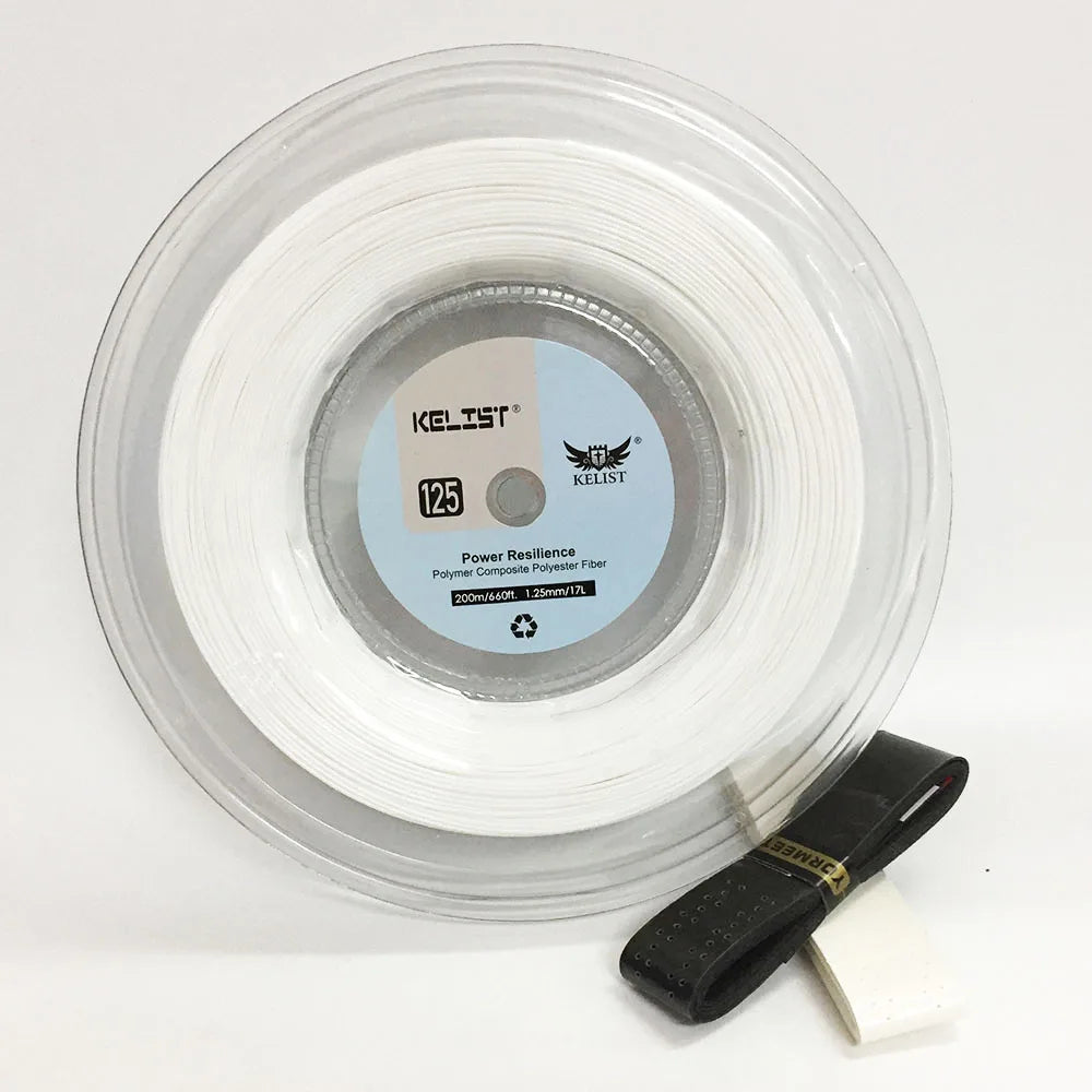 Accept OEM  Regular Smooth  Tennis String Polyester  for Professional Player White Color