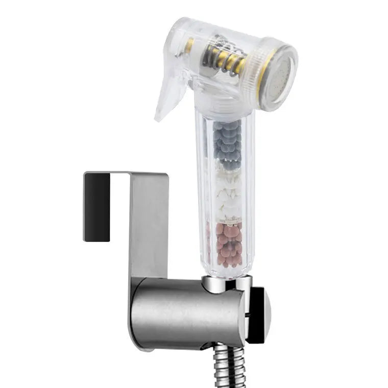 Hongdec Modern Anion Mineral Beads Filter High Pressure Handheld Toilet Bidet Sprayer Easy Installation Plastic