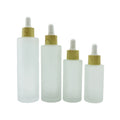 Empty Cosmetic Essential Oil Glass Bottle 30ml 1oz 50ml 60ml 2oz 100ml 4 oz 120ml clear Frosted Glass Dropper Bottles