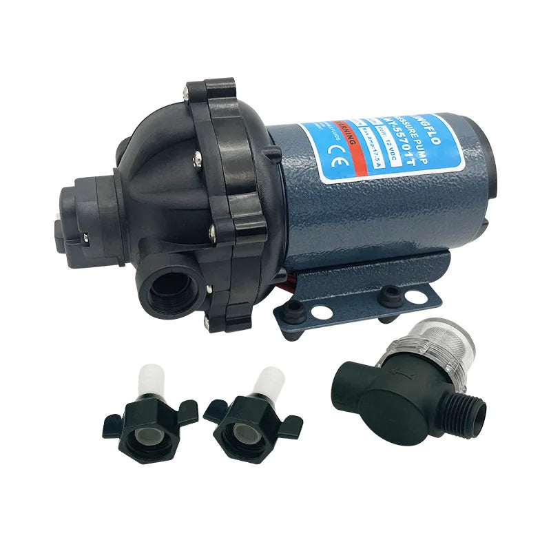 SAILINGFLO 5.5GPM 12V DC 60psi OEM Intermittent Duty Cycle Marine RV Diaphragm Pump