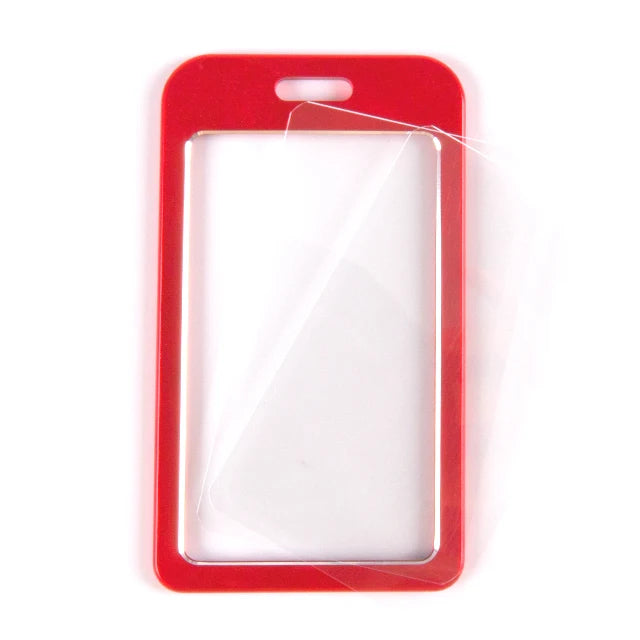 Free Sample KEJEA Metal Badge ID Card Holder Aluminum Alloy Exhibition ID Card Sleeves Premium for Stuff