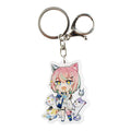 Custom Logo Cartoon Anime Character Keychain Plastic Acrylic charms for Promotional Gift