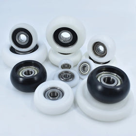 Modern Design Aluminium Wardrobe Sliding Door Roller BSR60830-7 8x30x7 Rubber Rollers Pom Plastic Wheel Bearings Pulley Wheels