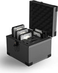 Aluminum Hard Drive Box Suitcase for Hdds / Ssds Hard Disk Protection Caddy HDD Case with Foam